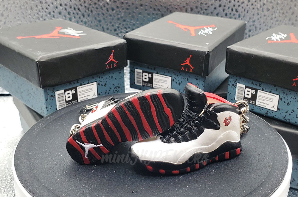 Mini 3D AJ10 Double Nickel Sneaker Keychain